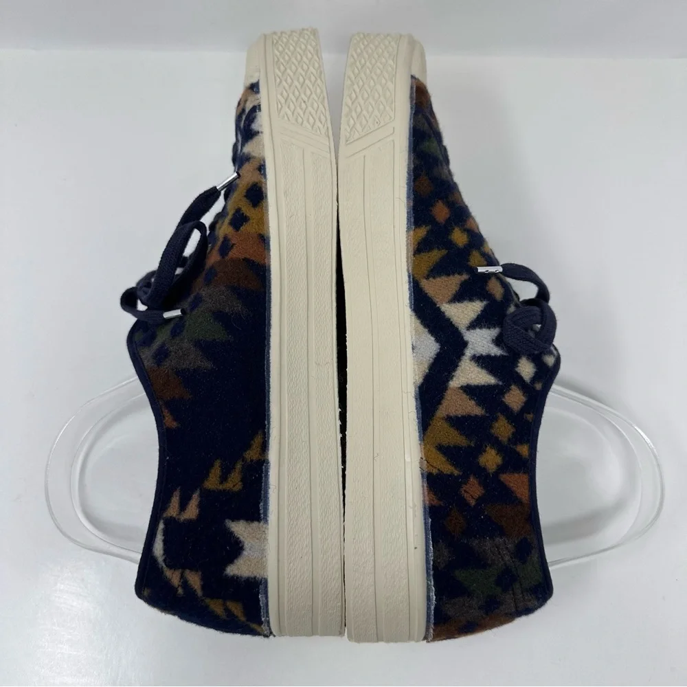 Pendleton Rare Mission Trail Wool Low Tops Sneakers Blue Size 45, US 12